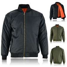 Mens ma1 army pilot biker - army,