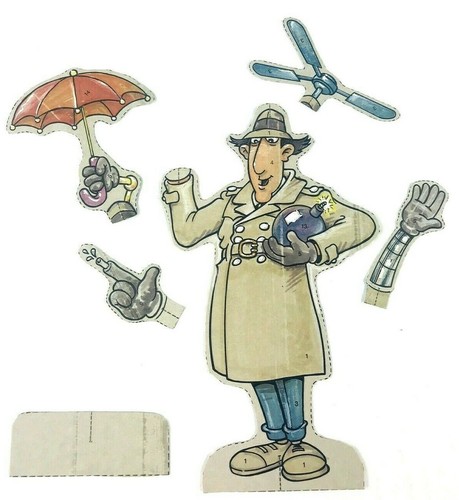 1990 inspector gadget paper - inspector,