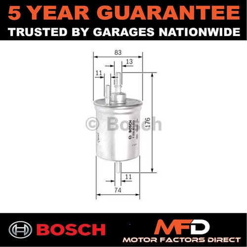 Fuel filter bosch fits - fits, audi