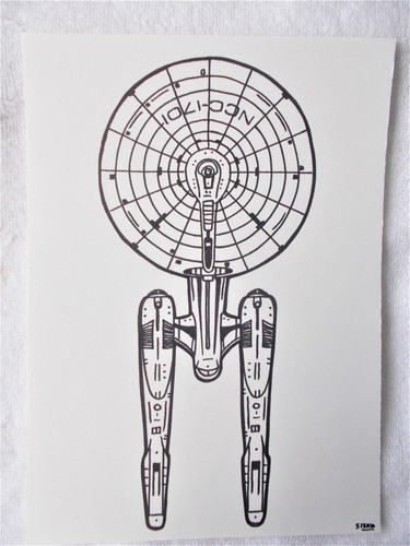 Art marker pen sketch - a4,