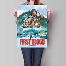 Rambo First Blood Poster Sylvester Stallone A2 A3