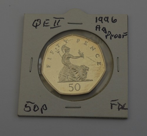 1996 50p fifty pence silver - fifty,