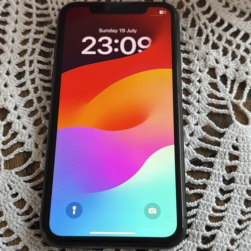 Apple iphone 64gb black - 11,