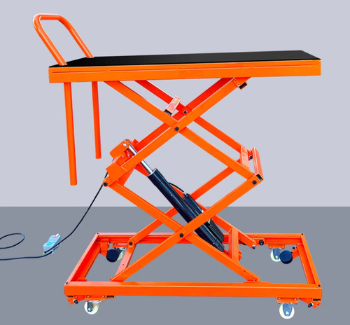 Electric folding step stool - folding,