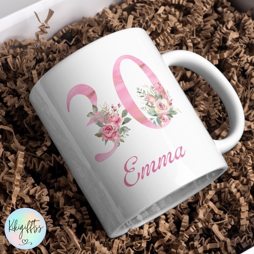 Personalised 30th birthday mug - 30th,