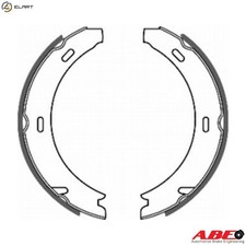 BRAKE SHOE SET PARKING BRAKE