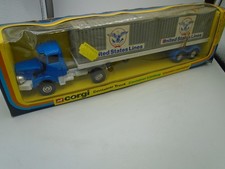 CORGI 1/50 SCALE BERLIET WITH CONTAINER TRAILER  & LOAD BOXED