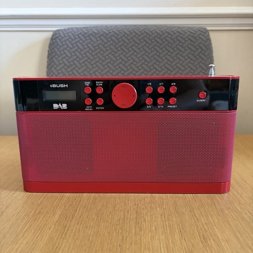 Bush dab radio red - dab, cdab52rpr
