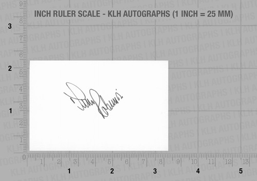 Tim robinson hand signed card - tim,