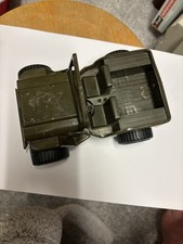 Vintage Tonka 1970's Pressed Steel Military Willy's  Jeep Good Condition