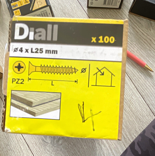 Diall wood screws - pz2, pozidriv