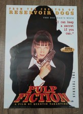 Pulp Fiction Uma Thurman - Original 1994 UK Promo Mini Poster 