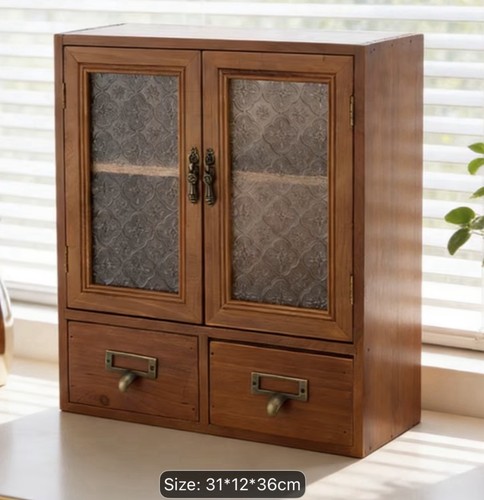 Freestanding wood cabinet with - cabinet,