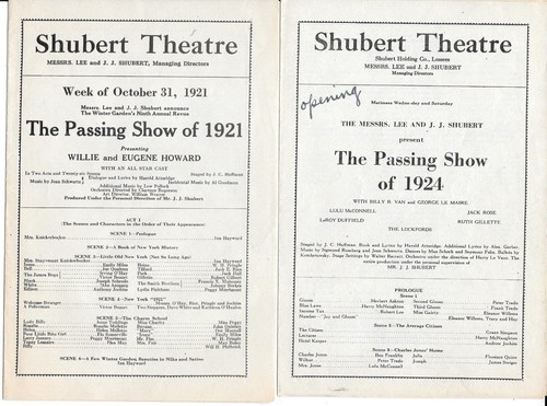 Lot passing show 1920s - a,