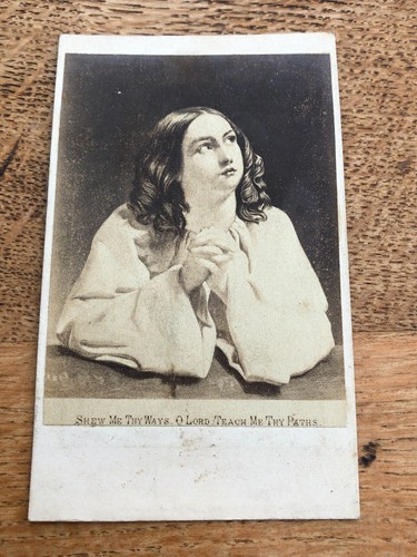 Victorian cdv printed - , "