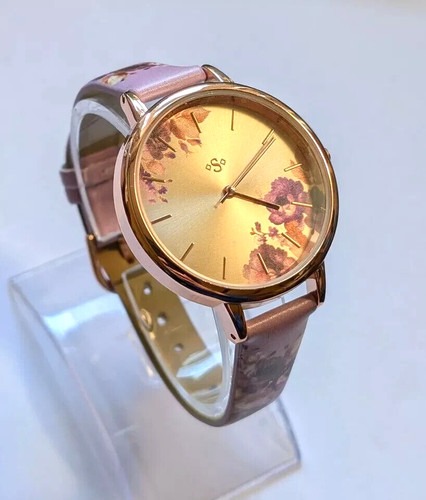 Spirit ladies floral dial - ladies, pu