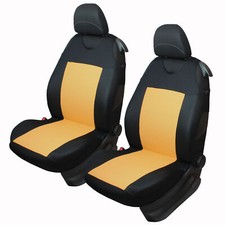 2 Yellow Car Seat Covers for