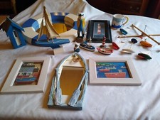 Collection of 14 Nautical Ornaments, pictures and mirrors