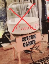 Pink Candy Floss Cart Only - Was Used With Breeze American Machine 