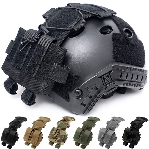 Tactical helmet battery pouch - tactical,