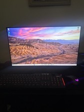 Storm force Gaming Pc Setup With Asus Monitor Keyboard And Mouse