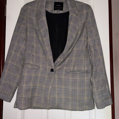 Bershka women beige plaid - beige,