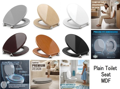 Mdf universal toilet seat - mdf,