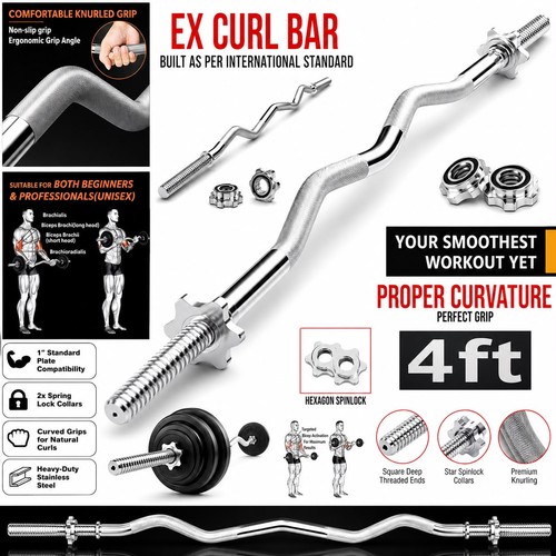Olympic barbell curl - olympic, ez