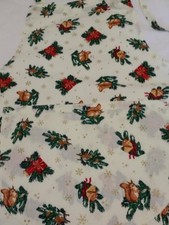 Quality Hand Made Christmas Adult Bib Top Apron In Cream With A Squirrel Print