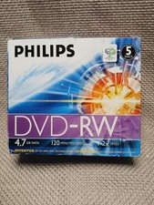 5 x Philips DVD-RW 4.7GB Data