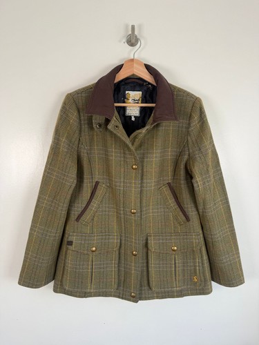 Joules tweed jacket size - tweed,