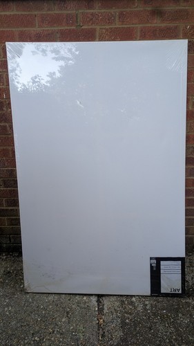 Large blank white canvas - blank,