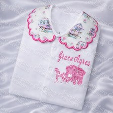 Girls Baby White Sleepsuit