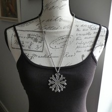 Vintage K M J Pewter Pendant