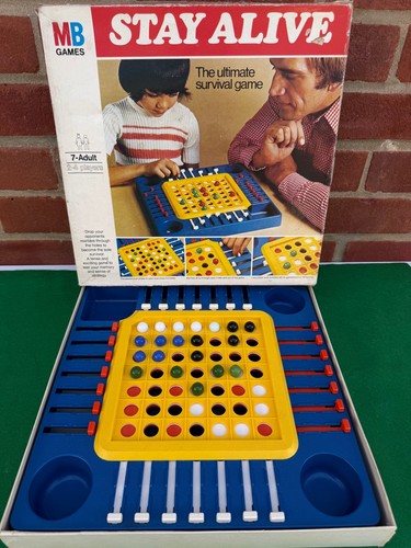 Vintage stay alive board - stay, game