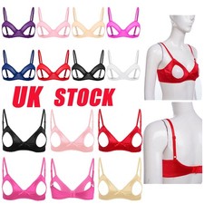 Womens Open Tips Bra Sexy Cage