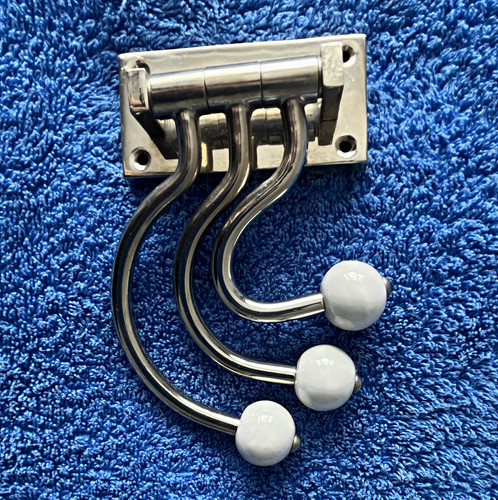 Wall mounted hook - mounted, 3-hook