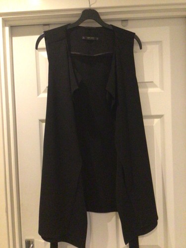 Zara ladies long layered black