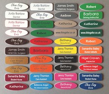 Name badges Business , personalised , engraved acrylic badges