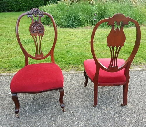 Attractive set mahogany - set,