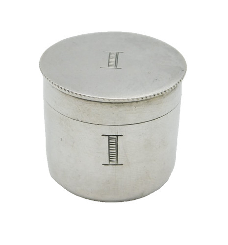 Sterling silver communion pyx - sterling,