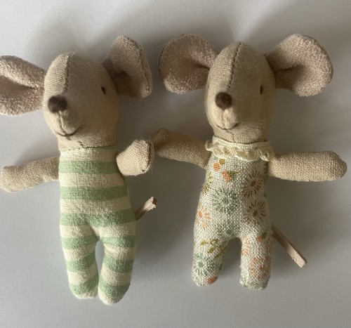 Maileg twins baby mice in - baby,