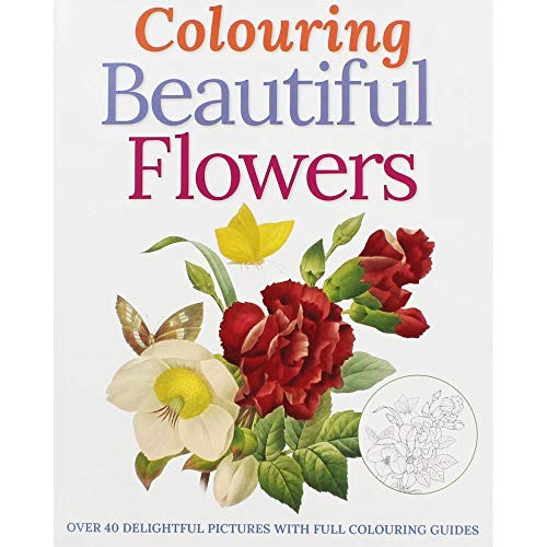 Colouring beautiful flowers - beautiful,