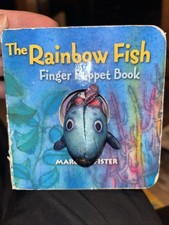 Rainbow fish finger puppet - rainbow,