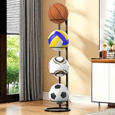 Basketball Ball Storage Rack Football Volleyball Basket Stand Holder Organizer