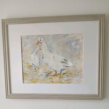 Original Painting of White