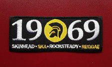 SKINHEAD REGGAE 1969 TROJAN RECORDS ROCKSTEADY SKA EMBROIDERED PATCH UK SELLER 