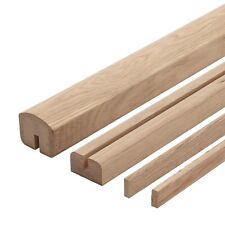 Elements Oak or Pine Handrail & Baserail Set for Glass Panel 8mm