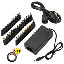 96W 34  Sizes Heads Adapter Universal AC DC Power Supply Charger Multi Laptop PC