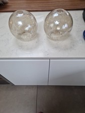 NEXT Grey Crackle Glass